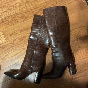 Macy’s Brown knee high boots